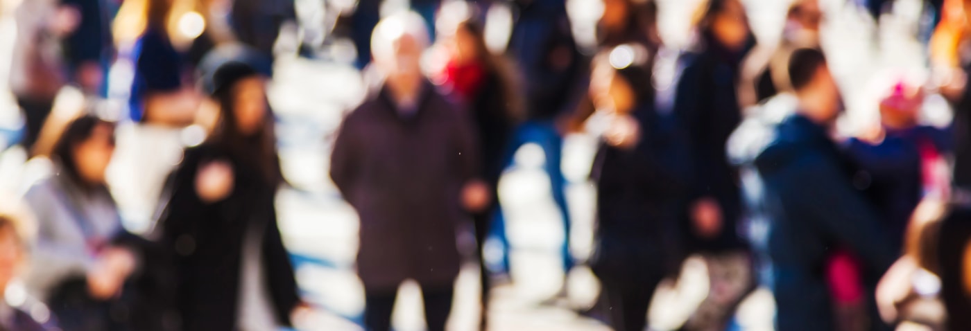 crowd walking Little Rock